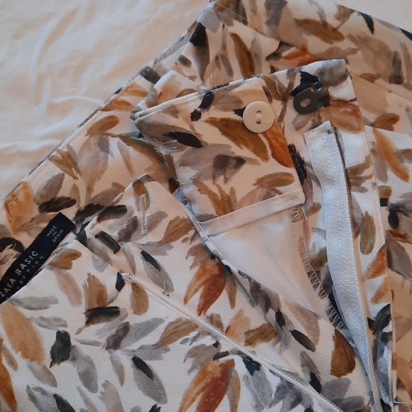 Zara Basic Collection patterned pants - Picture 3 of 6